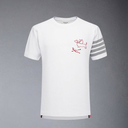 Thom Browne Puppy Embroidery T-shirt