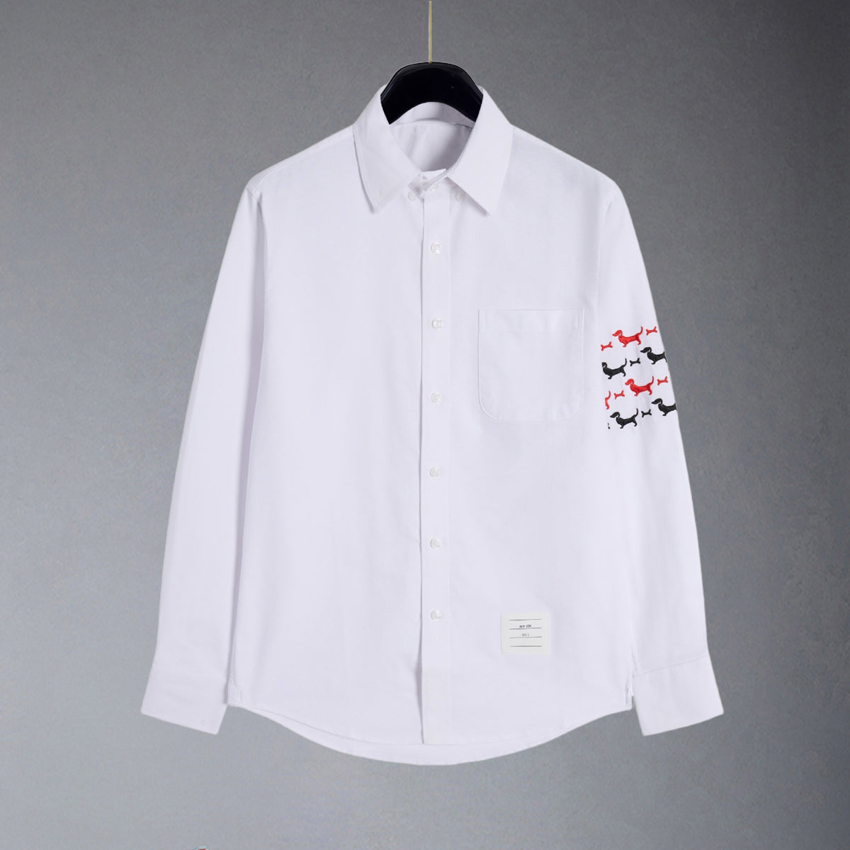 Thom Browne 4-Bar Stripes Shirt