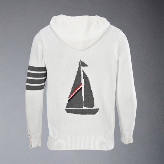 Thom Browne  2026ss Sailboat Hoodie