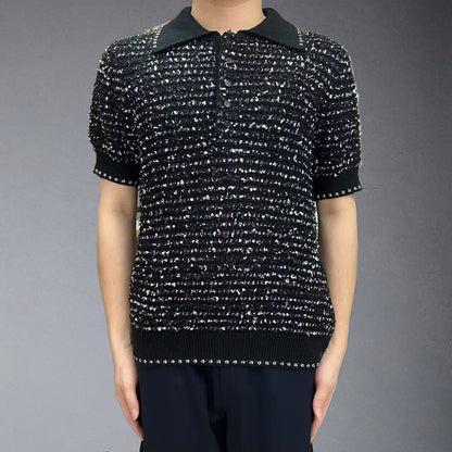 Thom Browne 2025ss Wool polo T-shirt