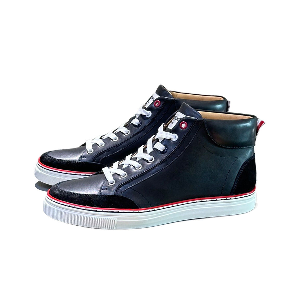 Thom Browne High Top Leather Sneakers