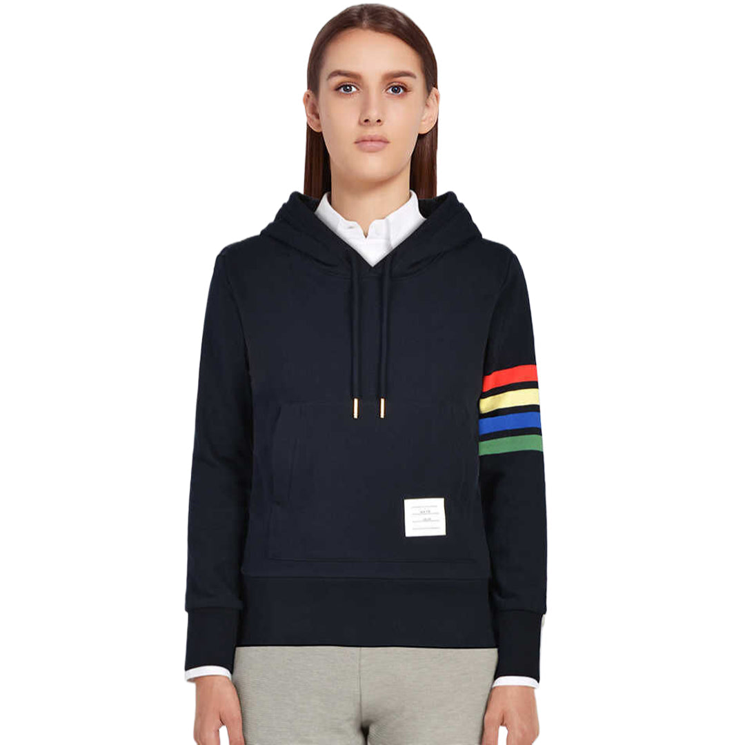 Thom Browne  4-Bar Couple Hoodie