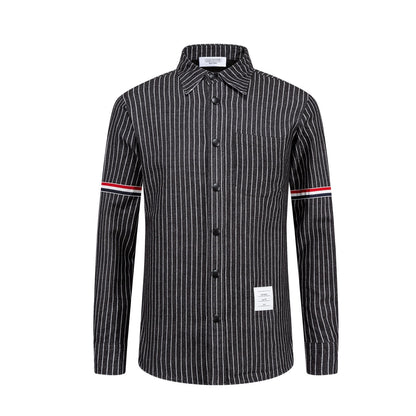Thom Browne 4-Bar Thick Shirt