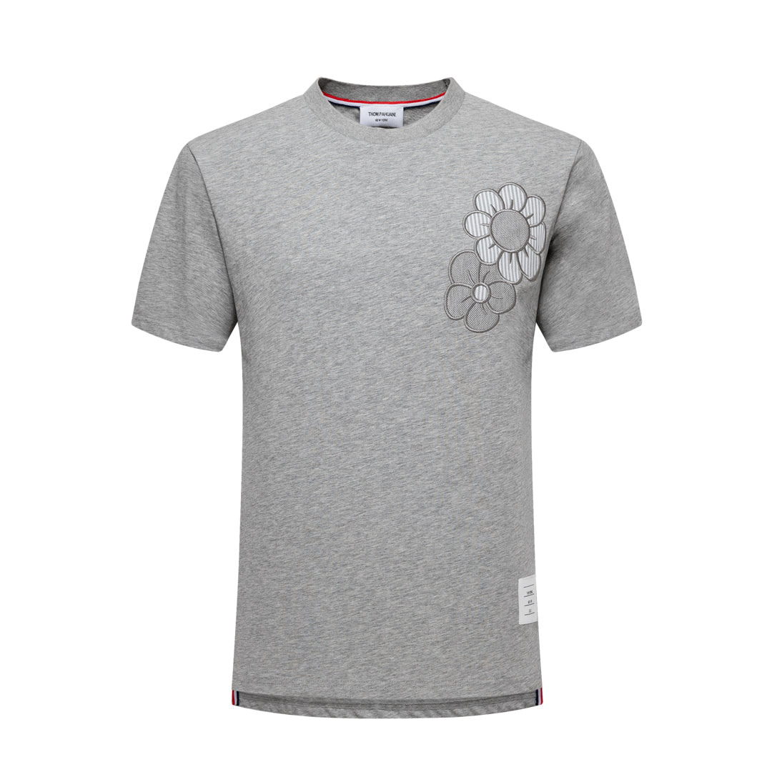 Thombrowne Floral Embroidery T-shirt