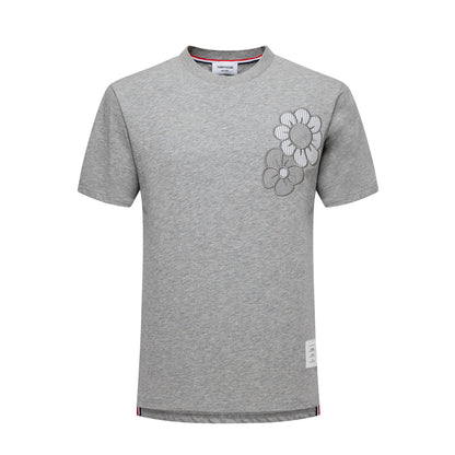 Thombrowne Floral Embroidery T-shirt