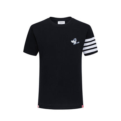 Thom Browne puppy embroidery T-shirt