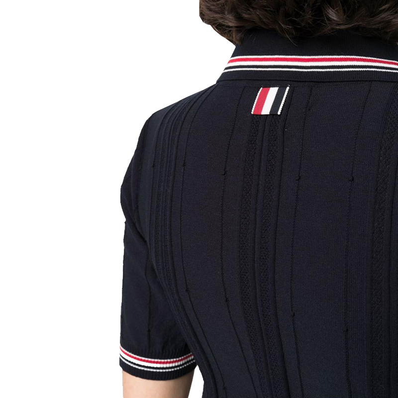Thom Browne Women Ribbon POLO shirt