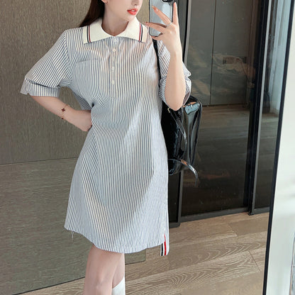 Thom Browne 2025 Colorblock Dress