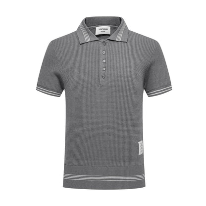 Thom Browne Waffle fabric POLO Shirt