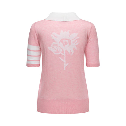 Thom Browne  Women Flowers POLO shirt