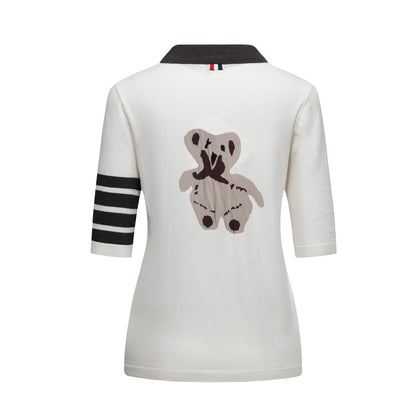 Thom Browne Women Bear POLO shirt