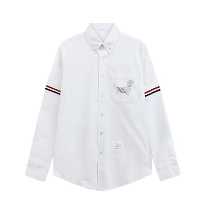 Thom Browne  4-Bar Stripes Shirt