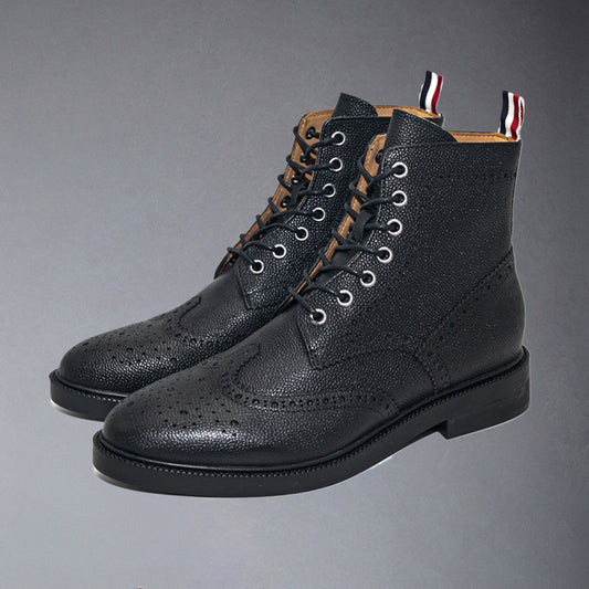 Thom Browne  High Top leather Shoe