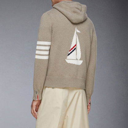 Thom Browne 2025SS Thick Hooded Sweater