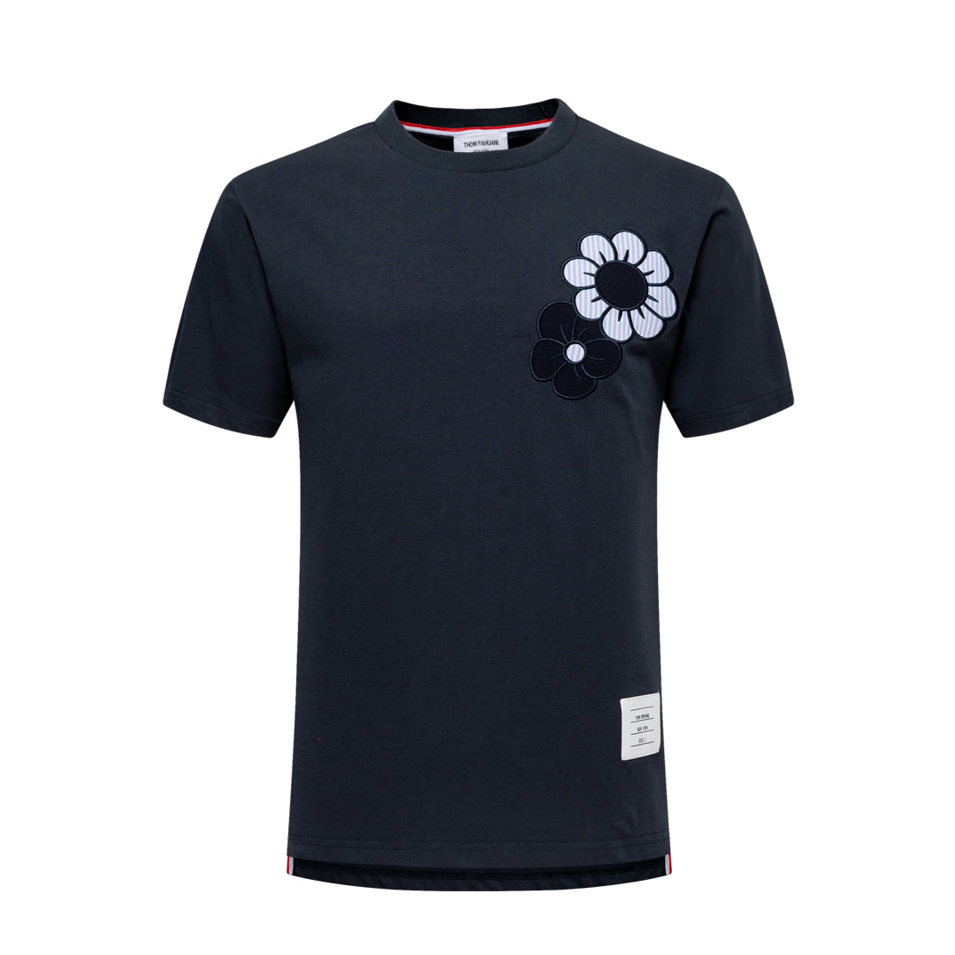 Thombrowne Floral Embroidery T-shirt
