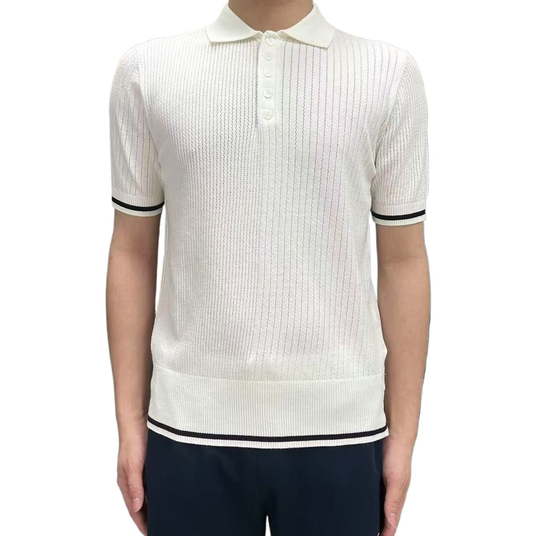 Thom Browne 2025ss Men Wool POLO T-shirt