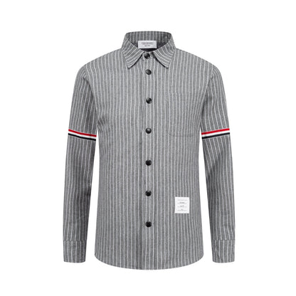 Thom Browne 4-Bar Thick Shirt