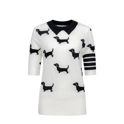 Thom Browne  women puppy T-shirt