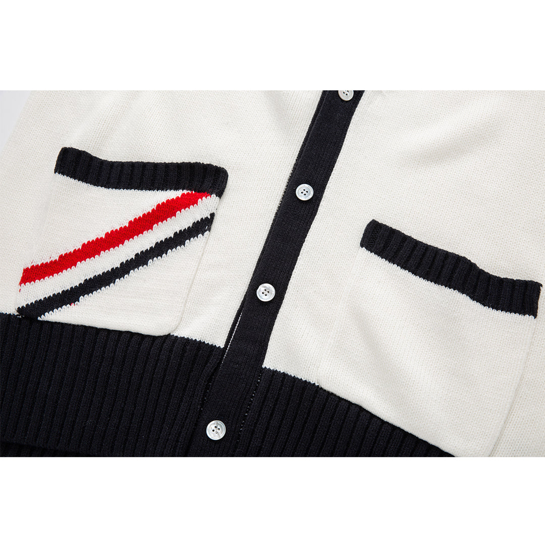 Thom Browne 2025ss Colorblock sweater