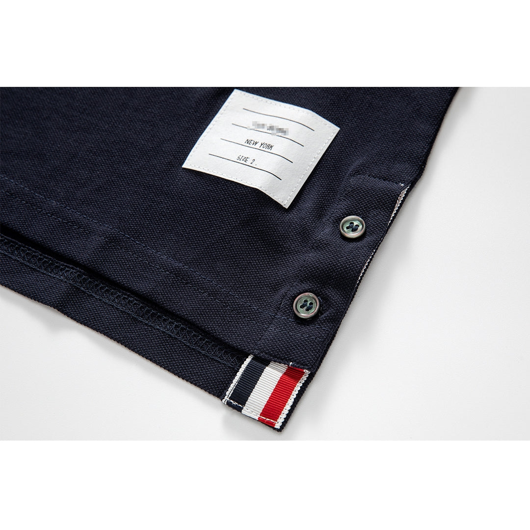 Thom Browne  Pocket Stripes POLO Shirt