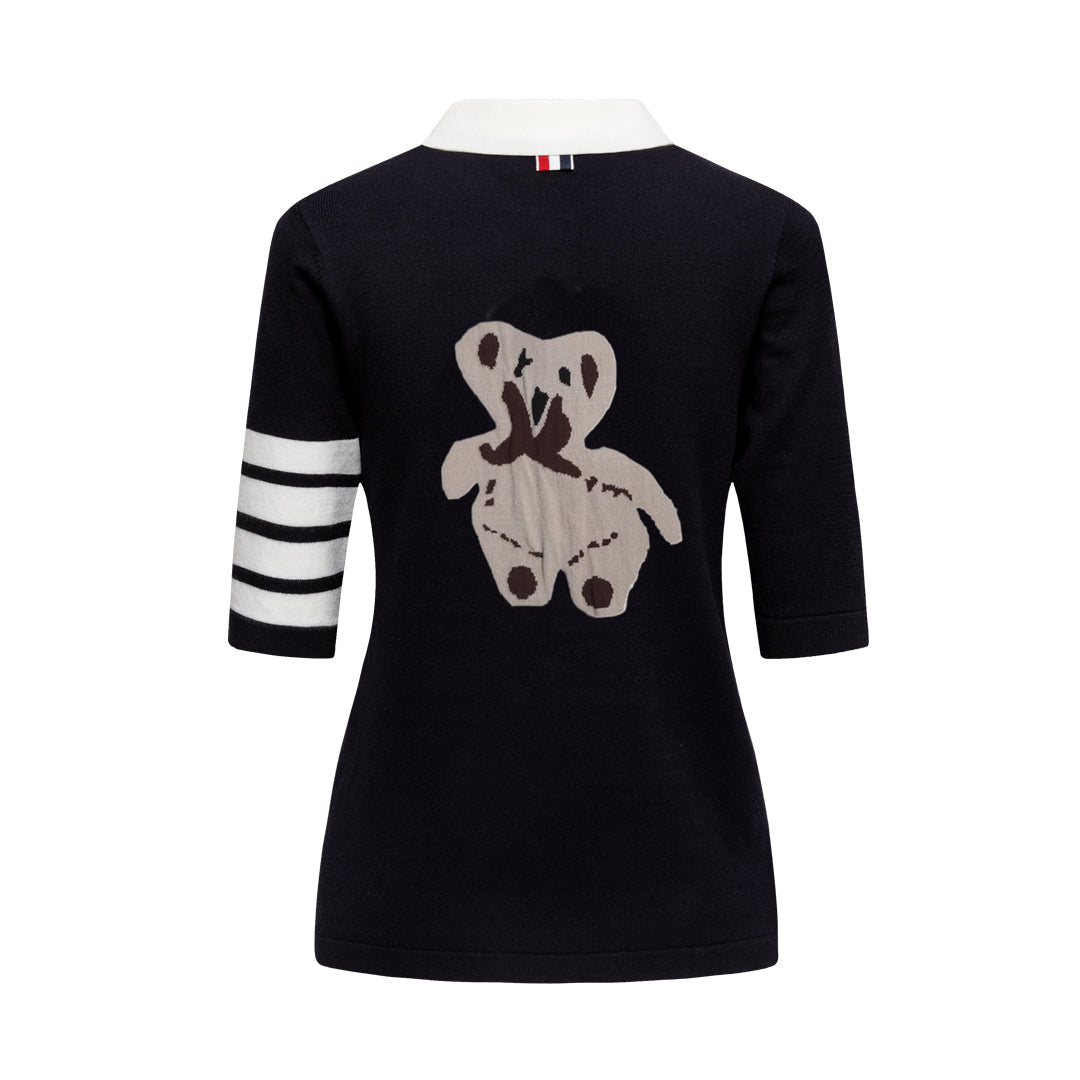 Thom Browne Women Bear POLO shirt