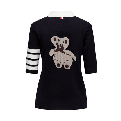 Thom Browne Women Bear POLO shirt