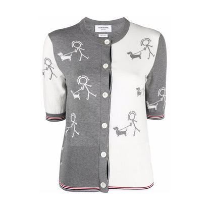 Thom Browne  Women puppy POLO shirt