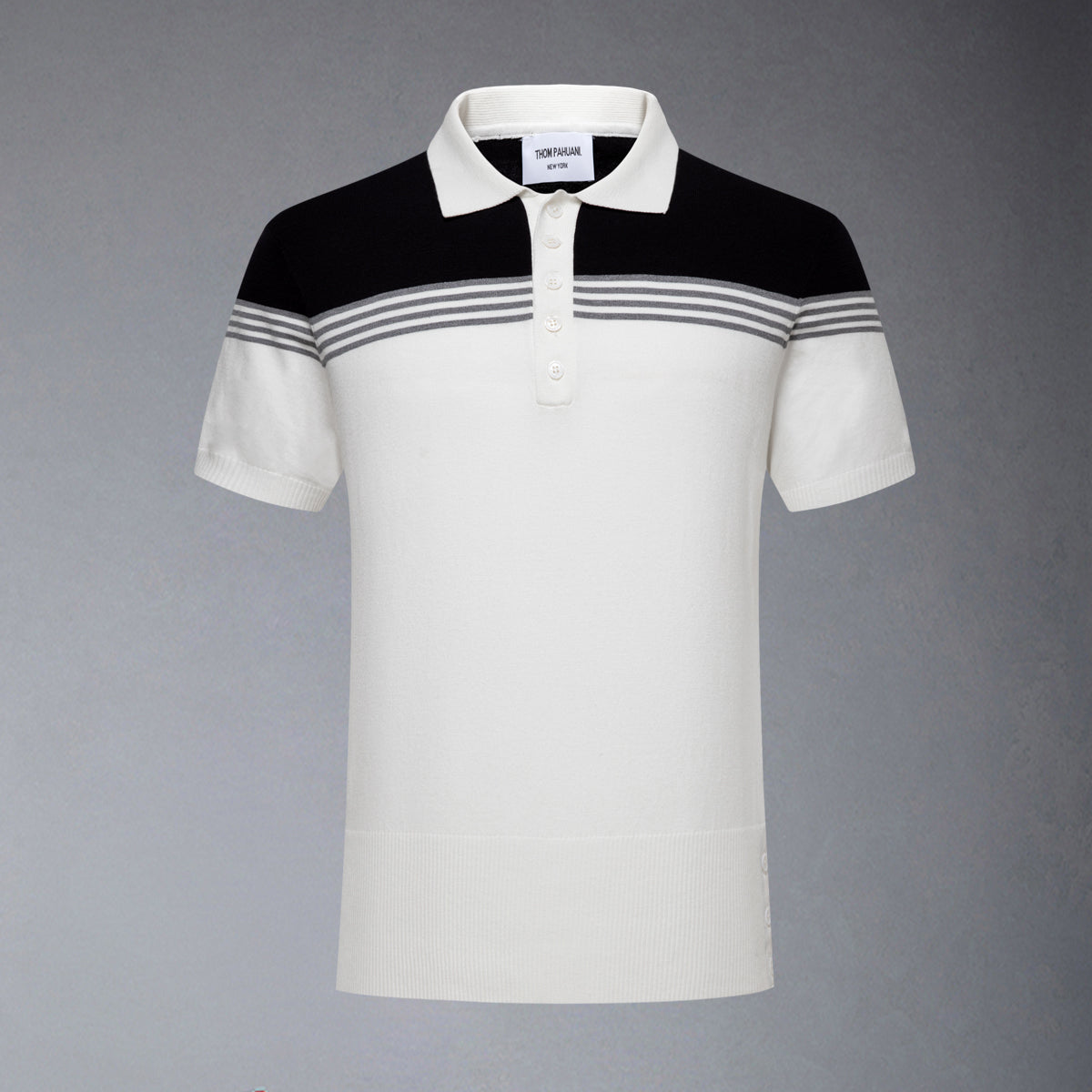 Thom Browne Grey POLO Shirt