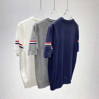Thom Browne Women's Striped Short Sleeve T-Shirt
