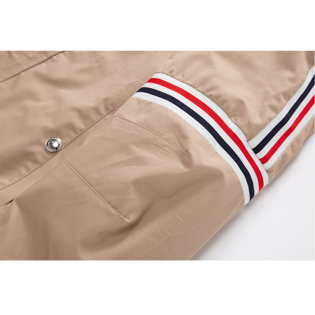Thom Browne  Khaki Hooded Jacket