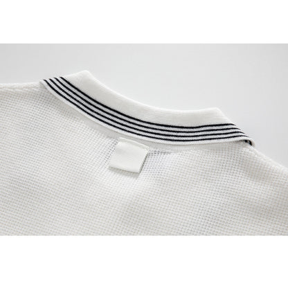 Thom Browne Women stripe POLO shirt