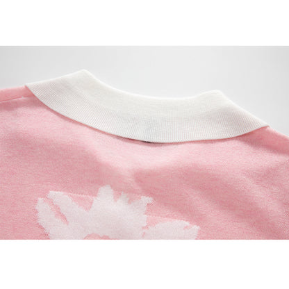 Thom Browne  Women Flowers POLO shirt