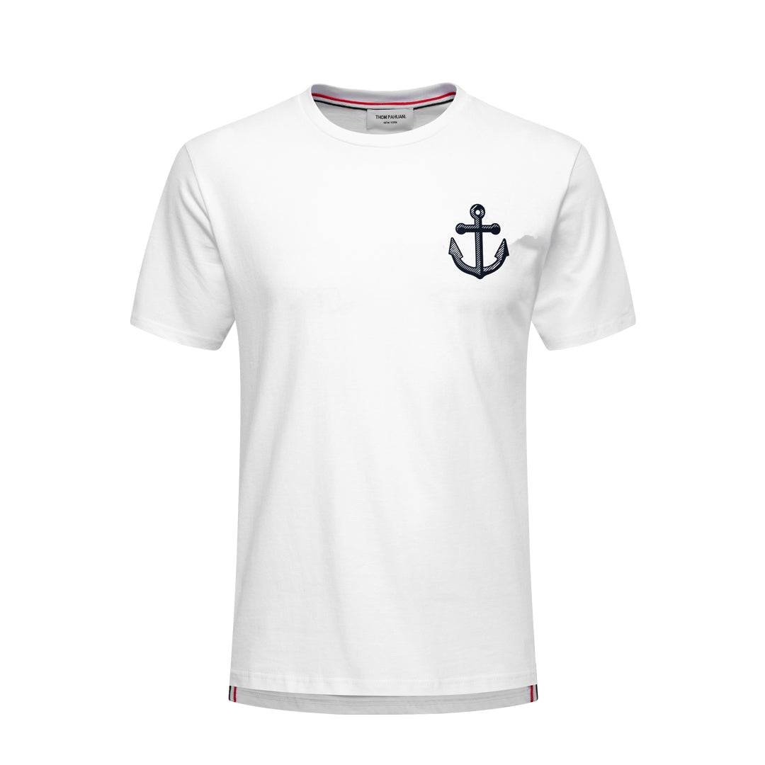Thom Browne  Anchor embroidery T-shirt