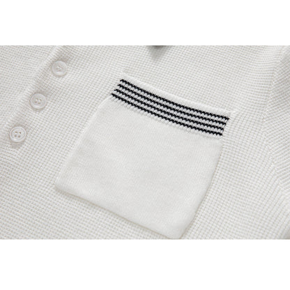 Thom Browne Women stripe POLO shirt