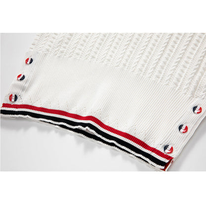 Thom Browne  Women stripe POLO shirt