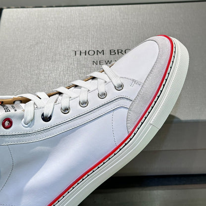 Thom Browne High Top Leather Sneakers