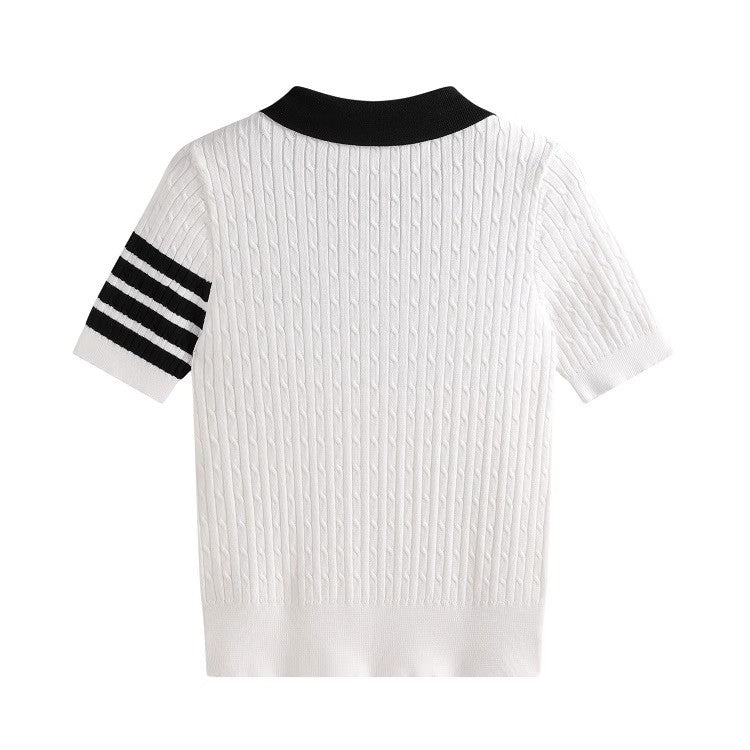 Thom Browne Women Stripe T-shirt