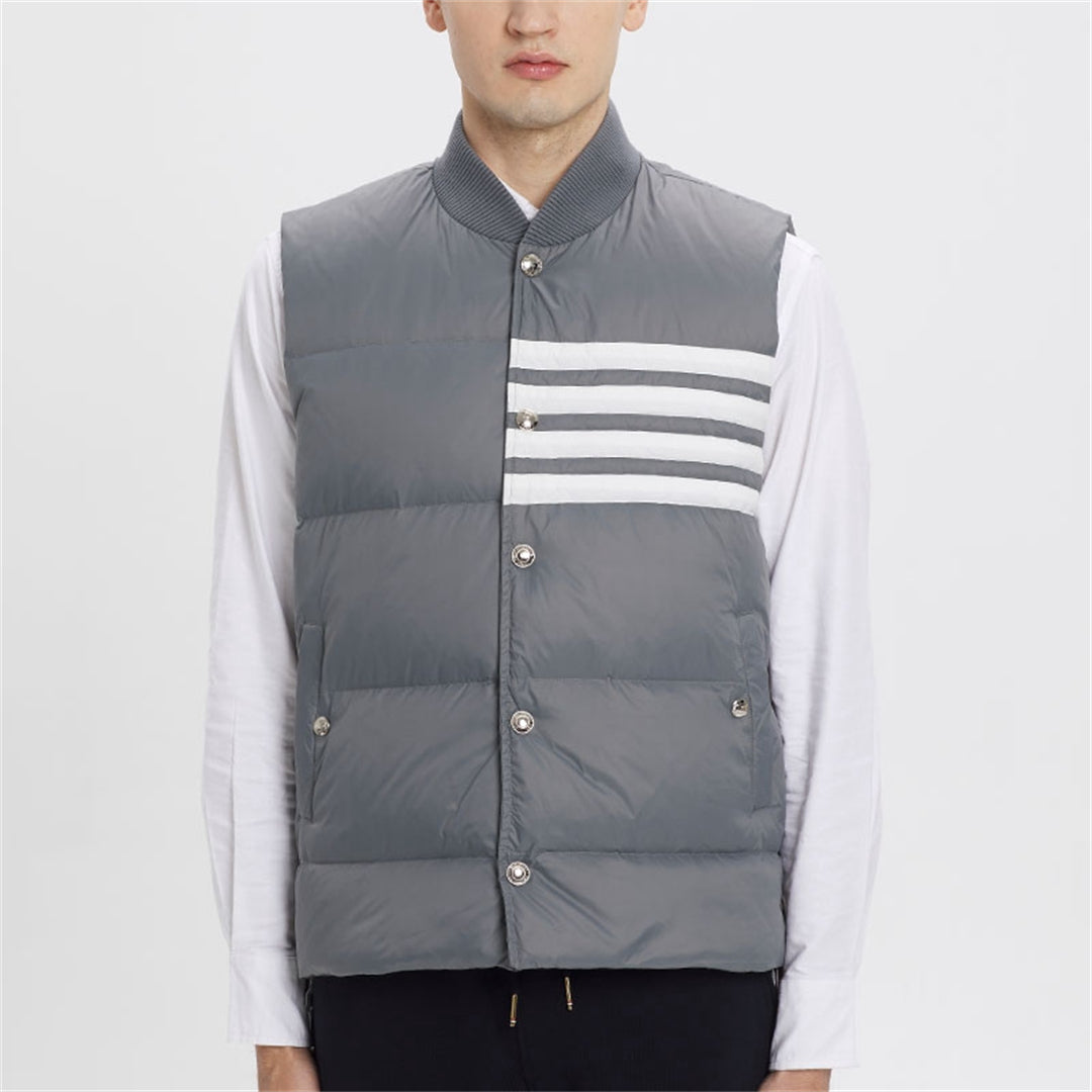Thom Browne 4-Bar Down vest